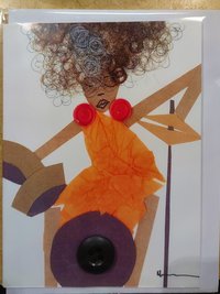 Orange Drummer