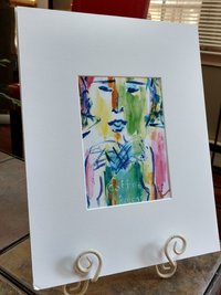 Colorful Coffee Please 11" x 14" Matted Print