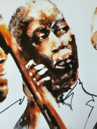 Three Musicians 11" x 14" Print