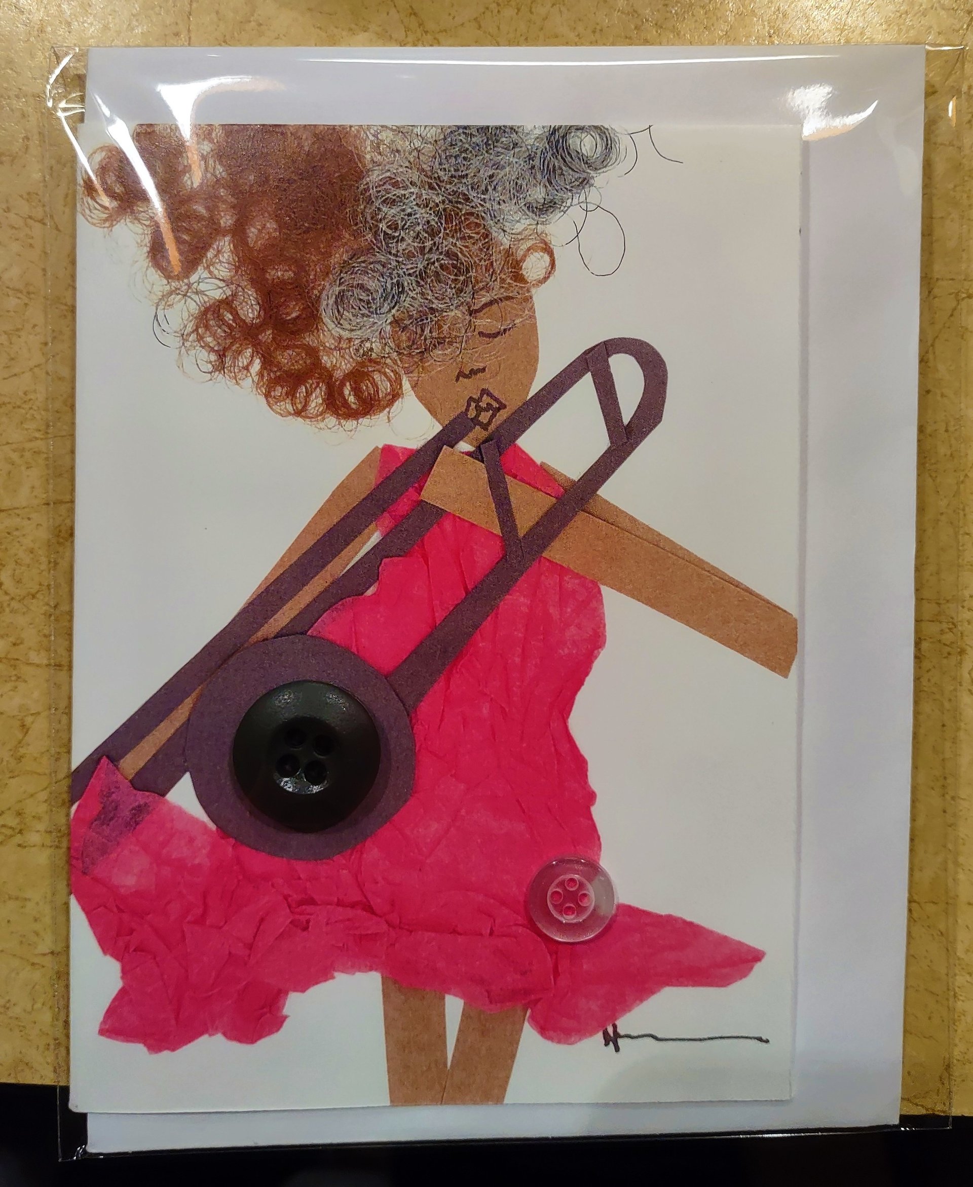 Pink Trombonist