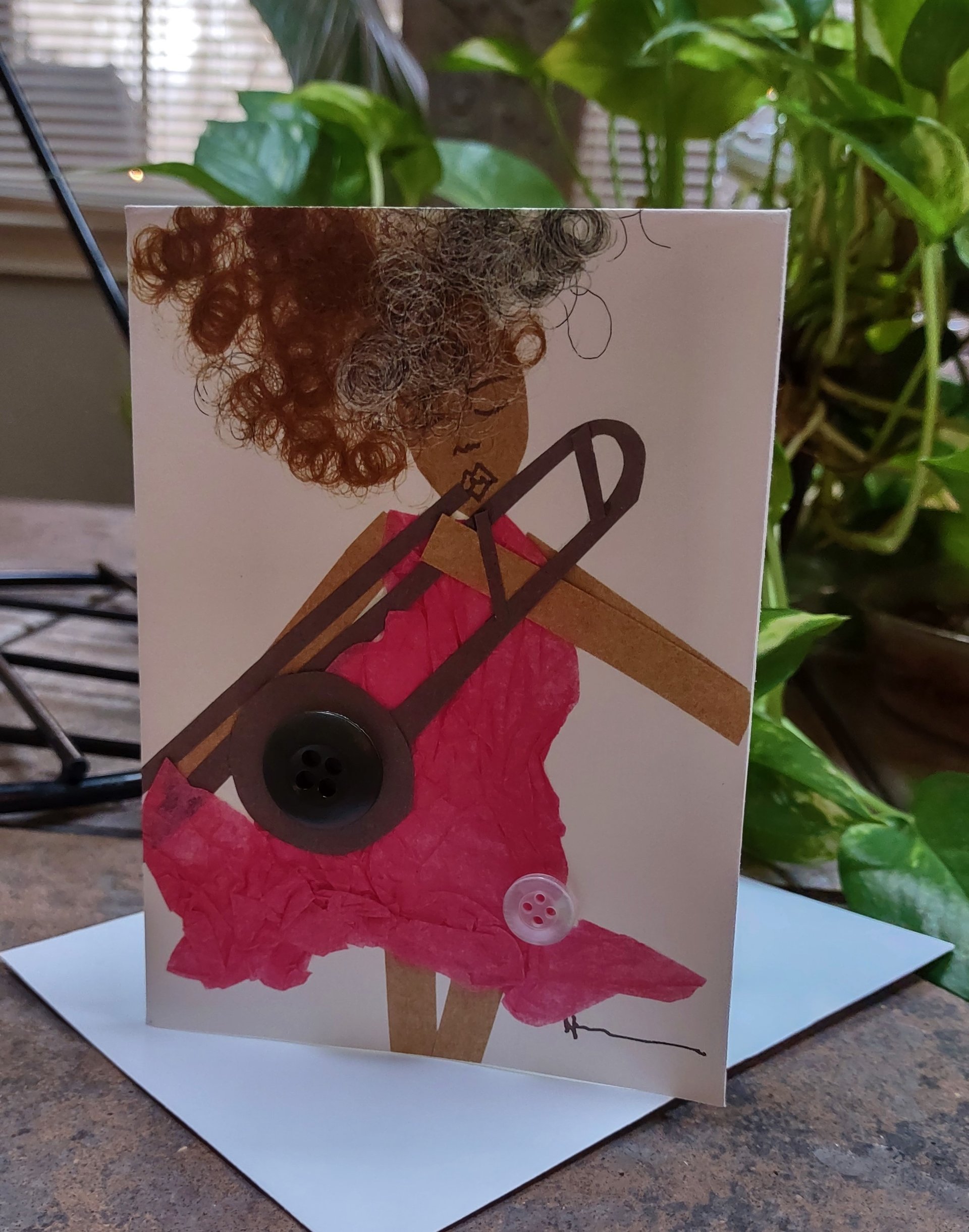 Pink Trombonist