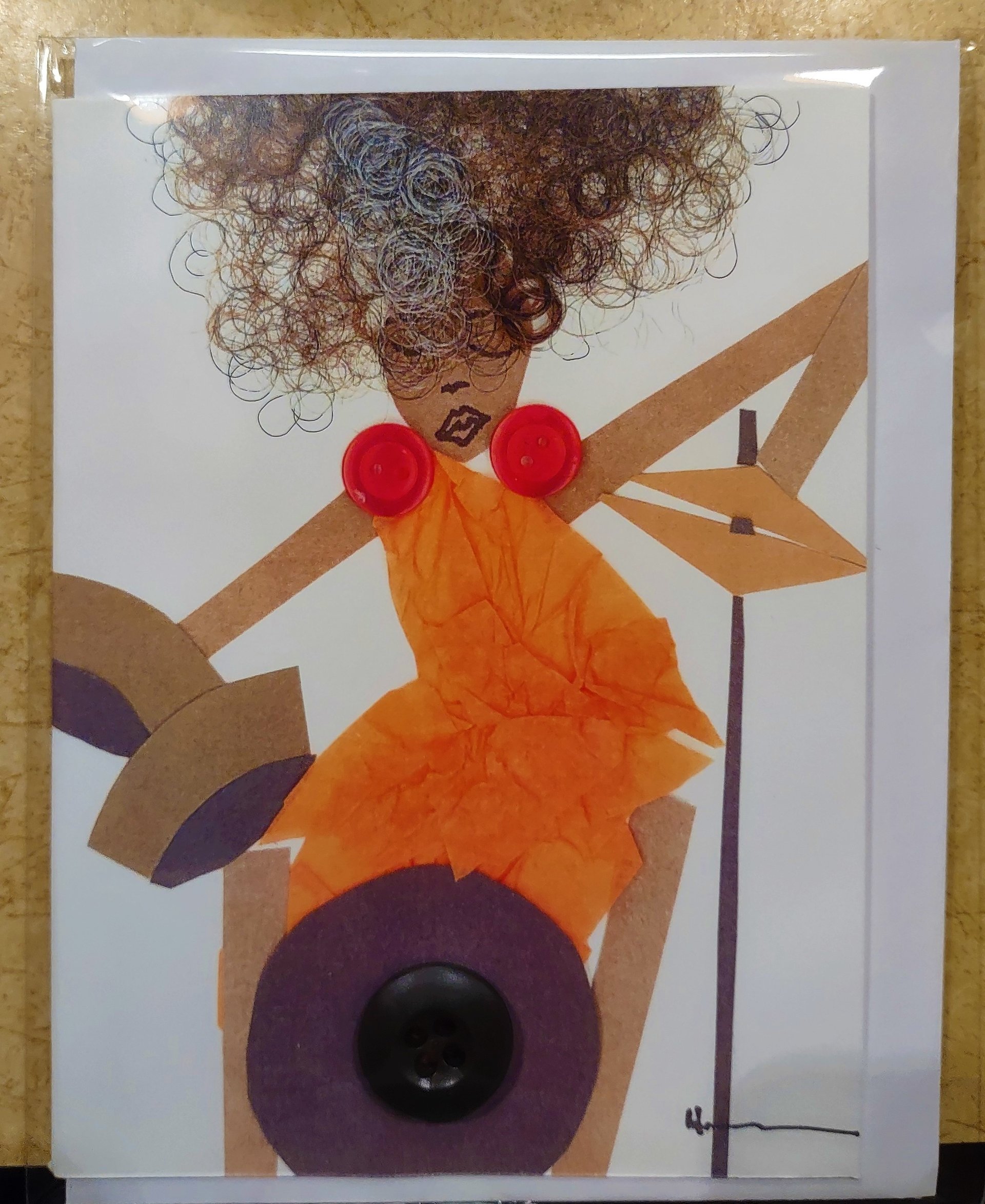 Orange Drummer