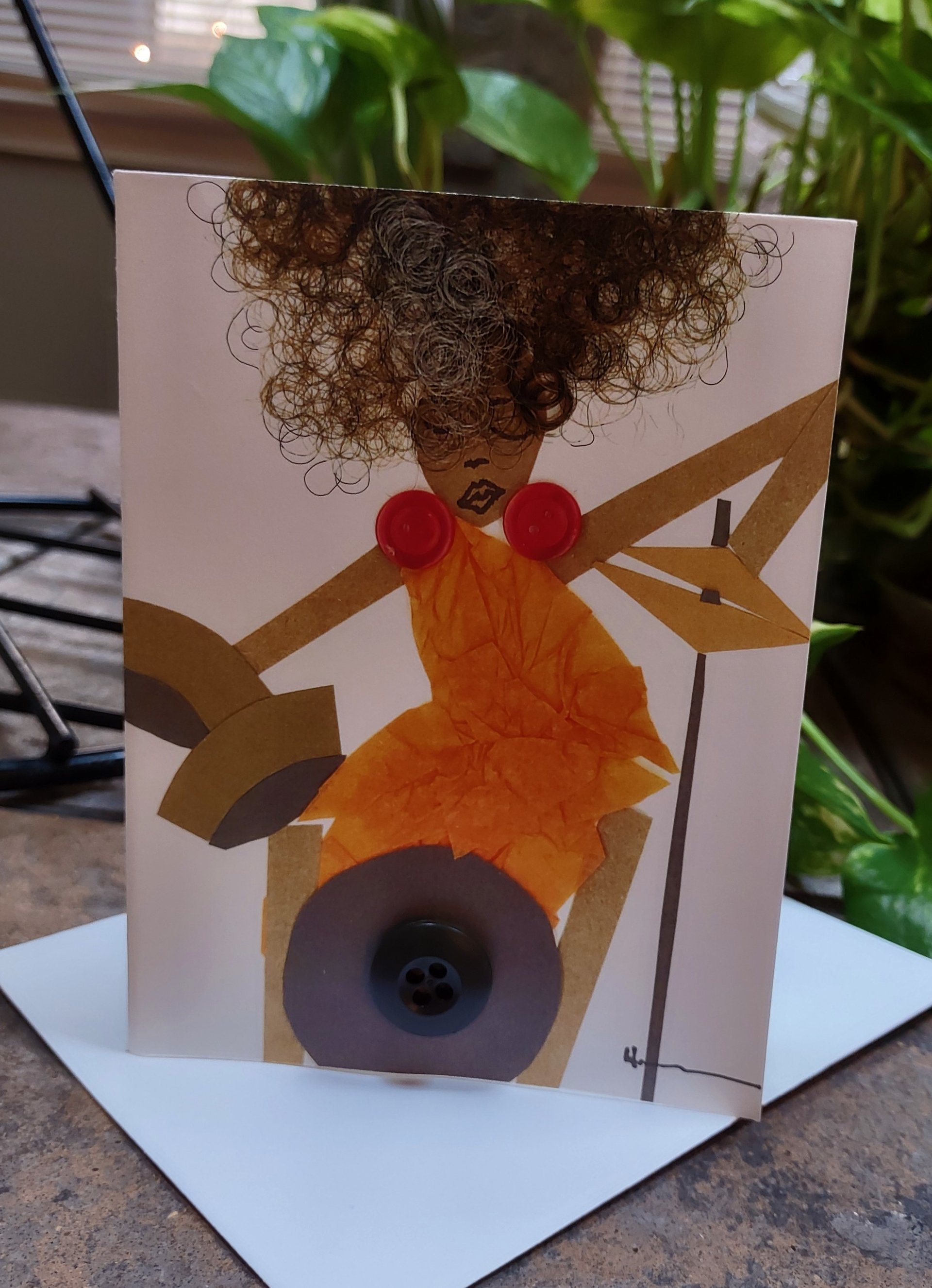 Orange Drummer