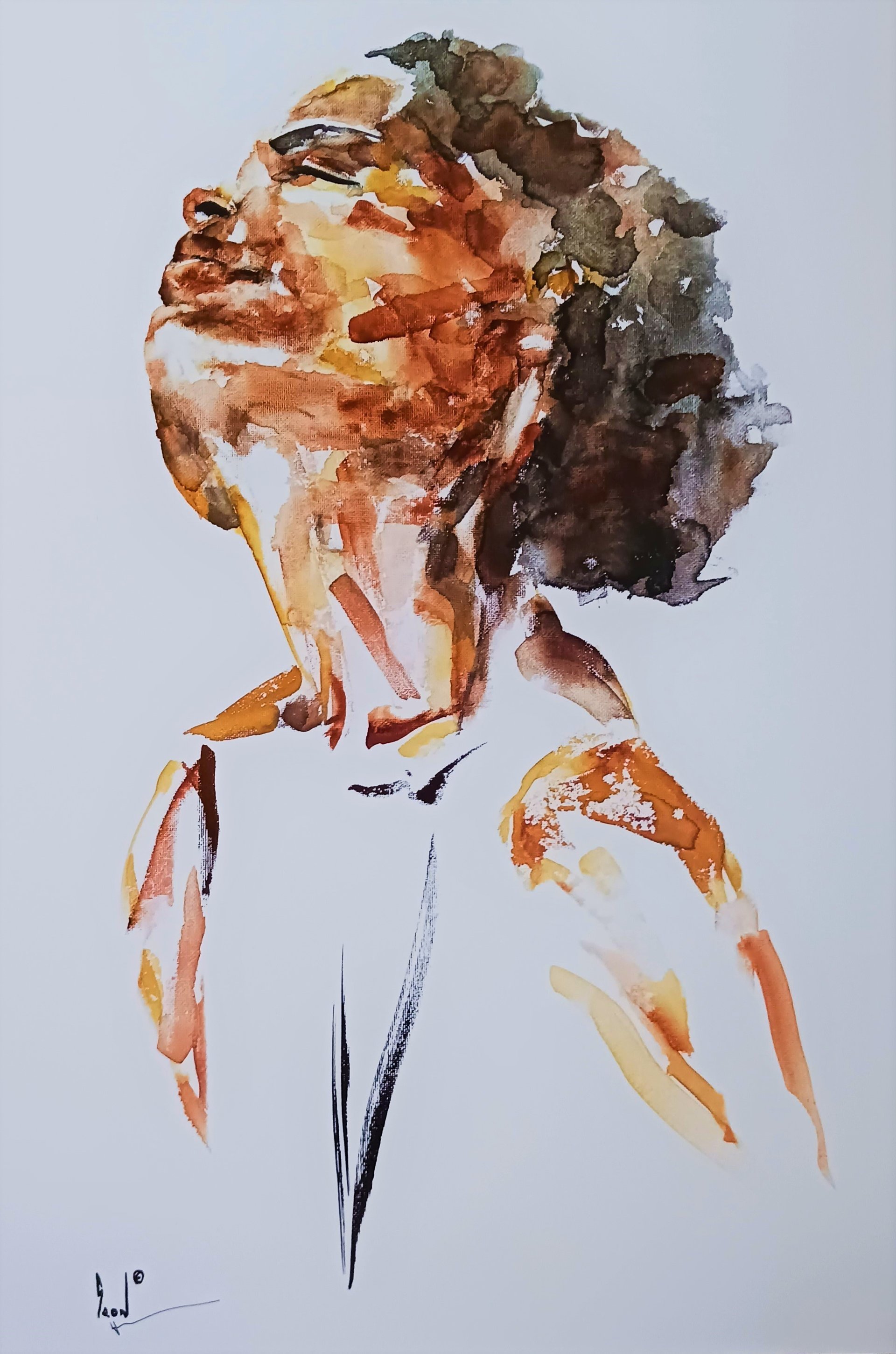 Lady 11" x 17" Print