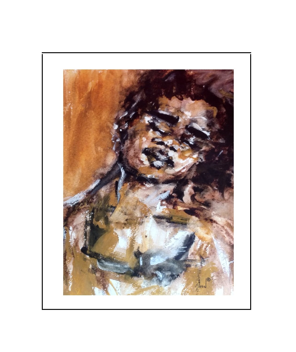 Reminiscing Sounds 11" x 14" Matted Print