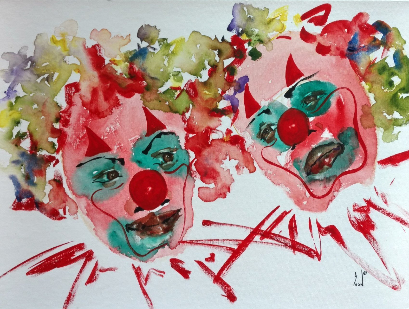 Style With Laughter 18" x 24" Original