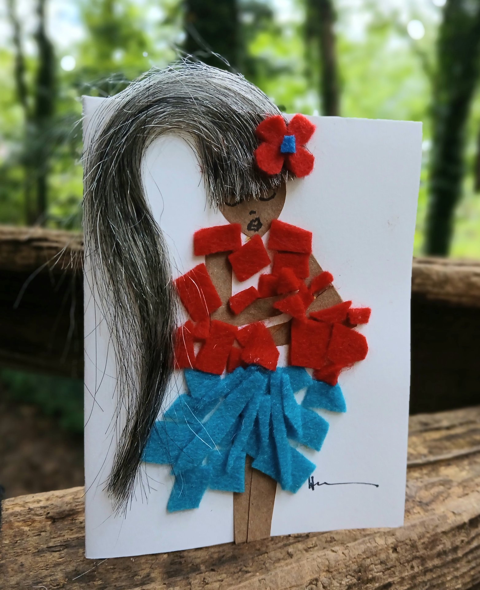Red and Blue Bouquet 