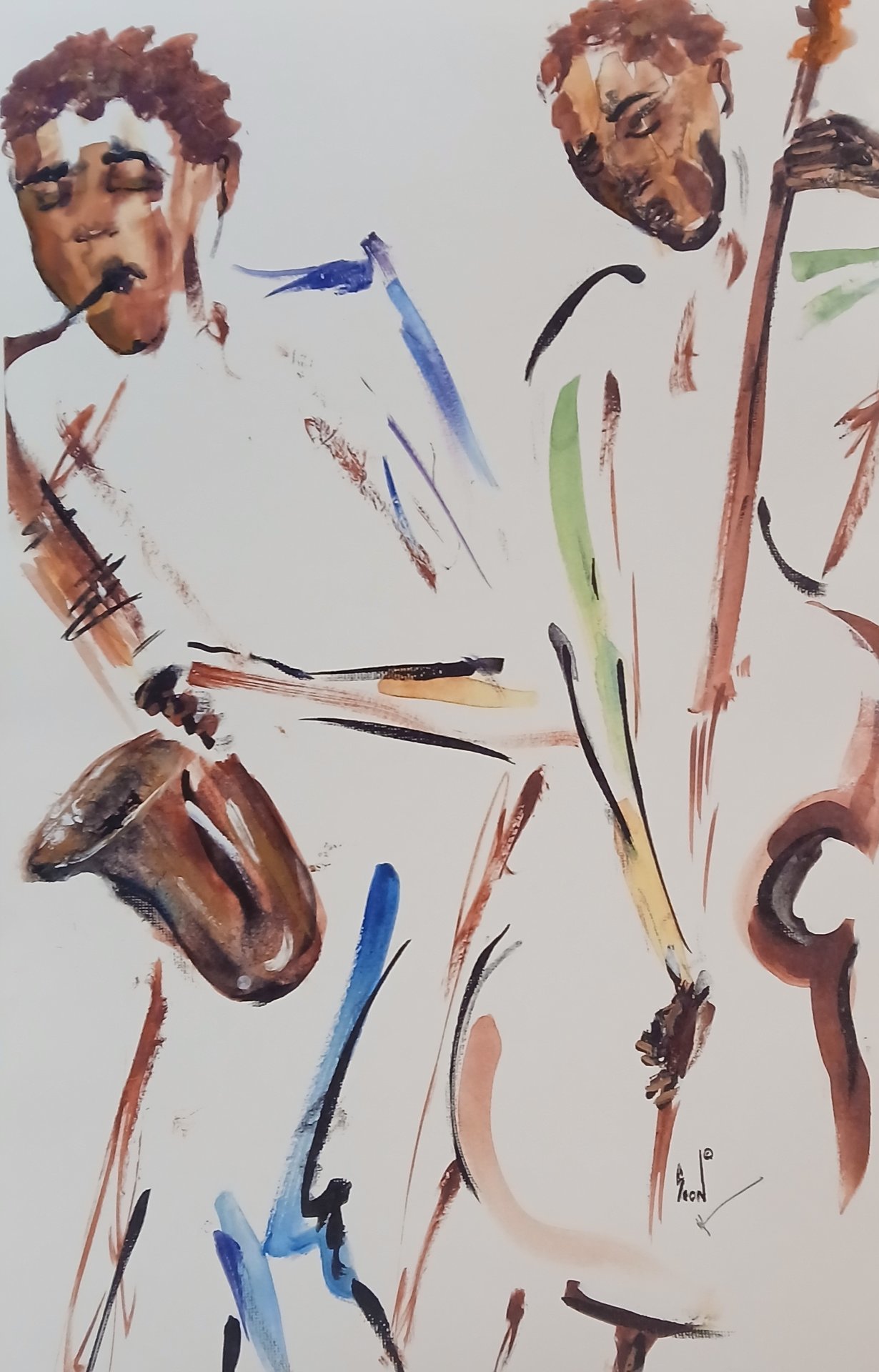 Jazz Combo 11" x 14" Print
