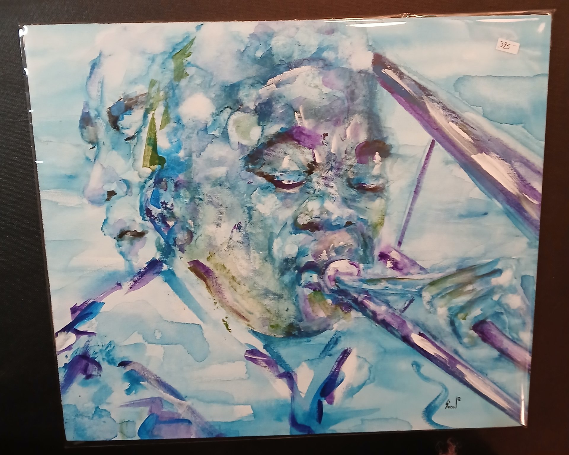 Blue Trombonist