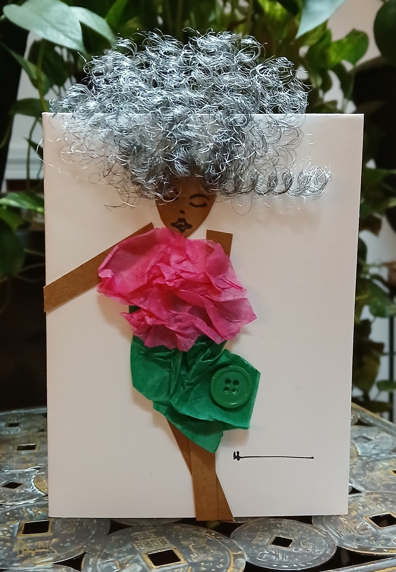 Pink and Green Ivy
