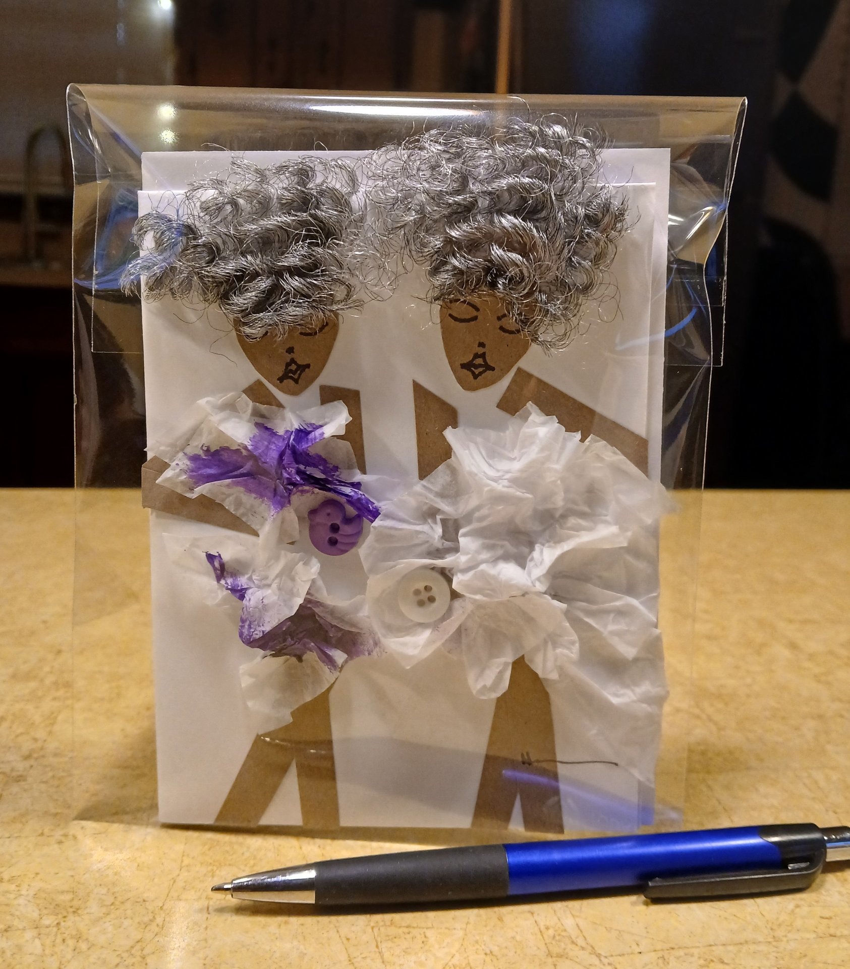 Purple and White Silver Haired Delilahs