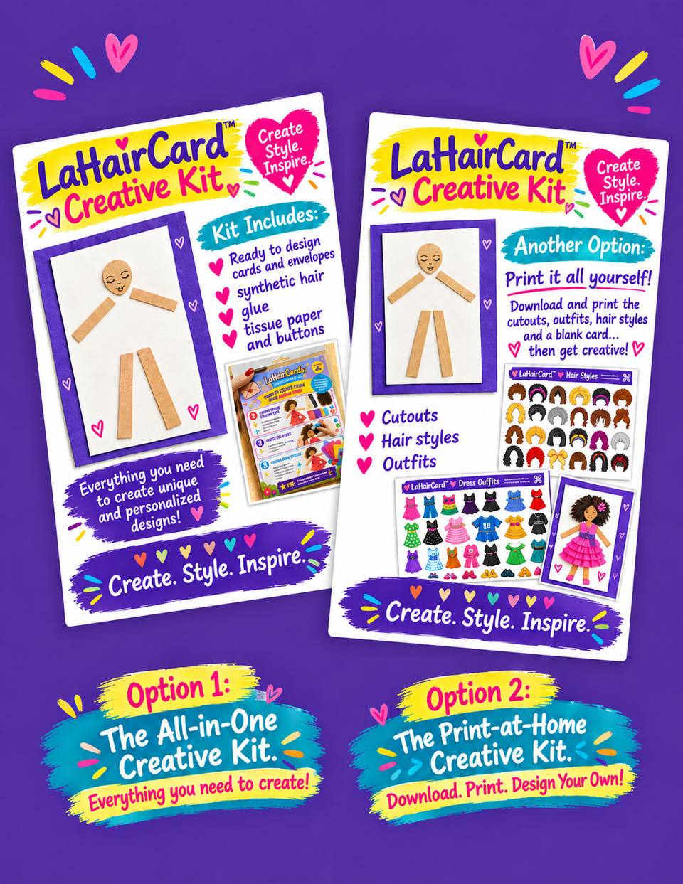 LaHairCards Creative Kits