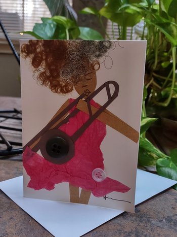 Pink Trombonist