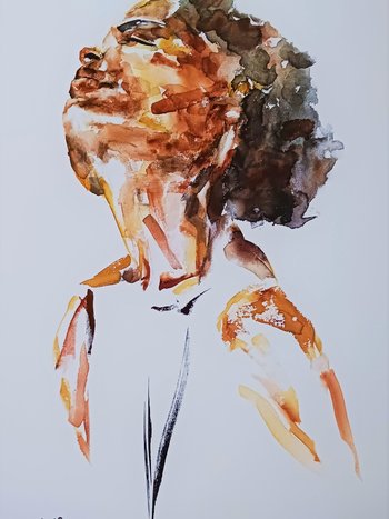 Lady 11" x 17" Print 