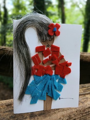 Red and Blue Bouquet 