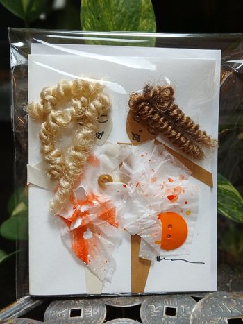 Orange and White Florals